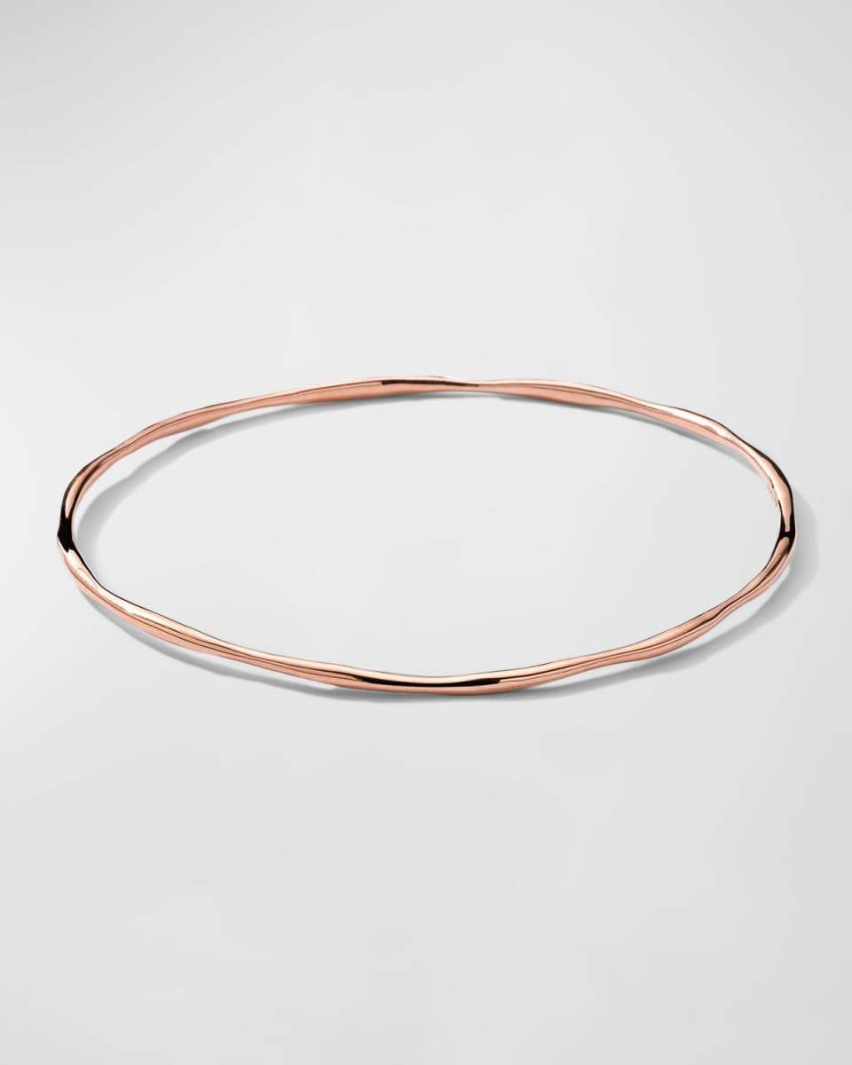 Classico 18K Rose Gold Squiggle Bangle Bracelet